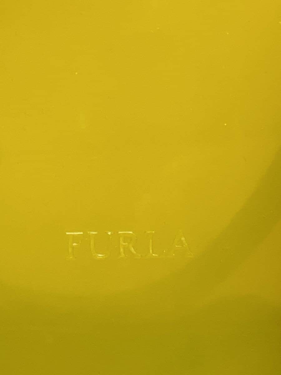 FURLA handbag PVC YLW solid color 5