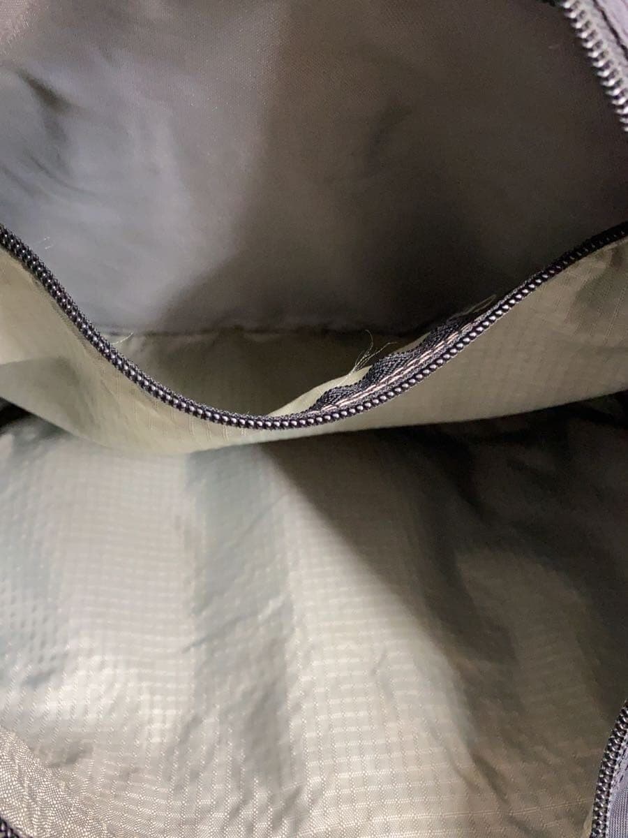 GREGORY Shoulder Bag Nylon BLK Plain Silver Tag Satchel M 6