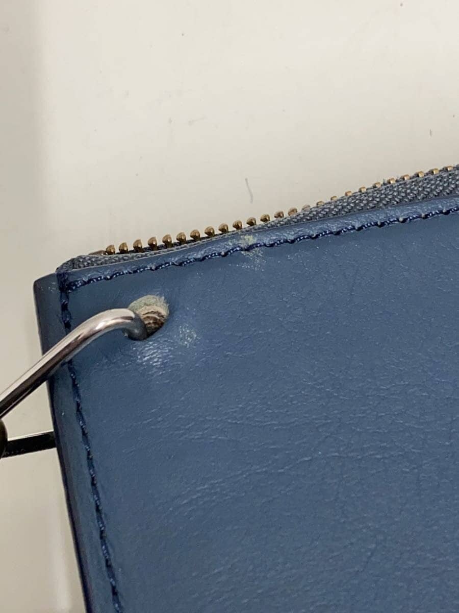 PELLE MORBIDA shoulder bag leather NVY solid color 7