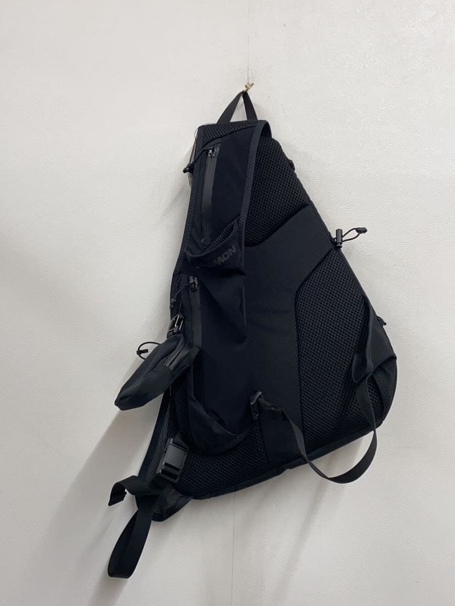 Salomonadv Crossbody Shoulder Bag Polyester Black Solid Color 3