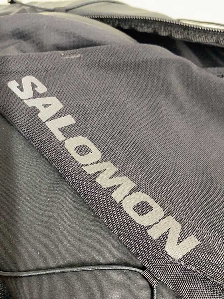 Salomonadv Crossbody Shoulder Bag Polyester Black Solid Color 5