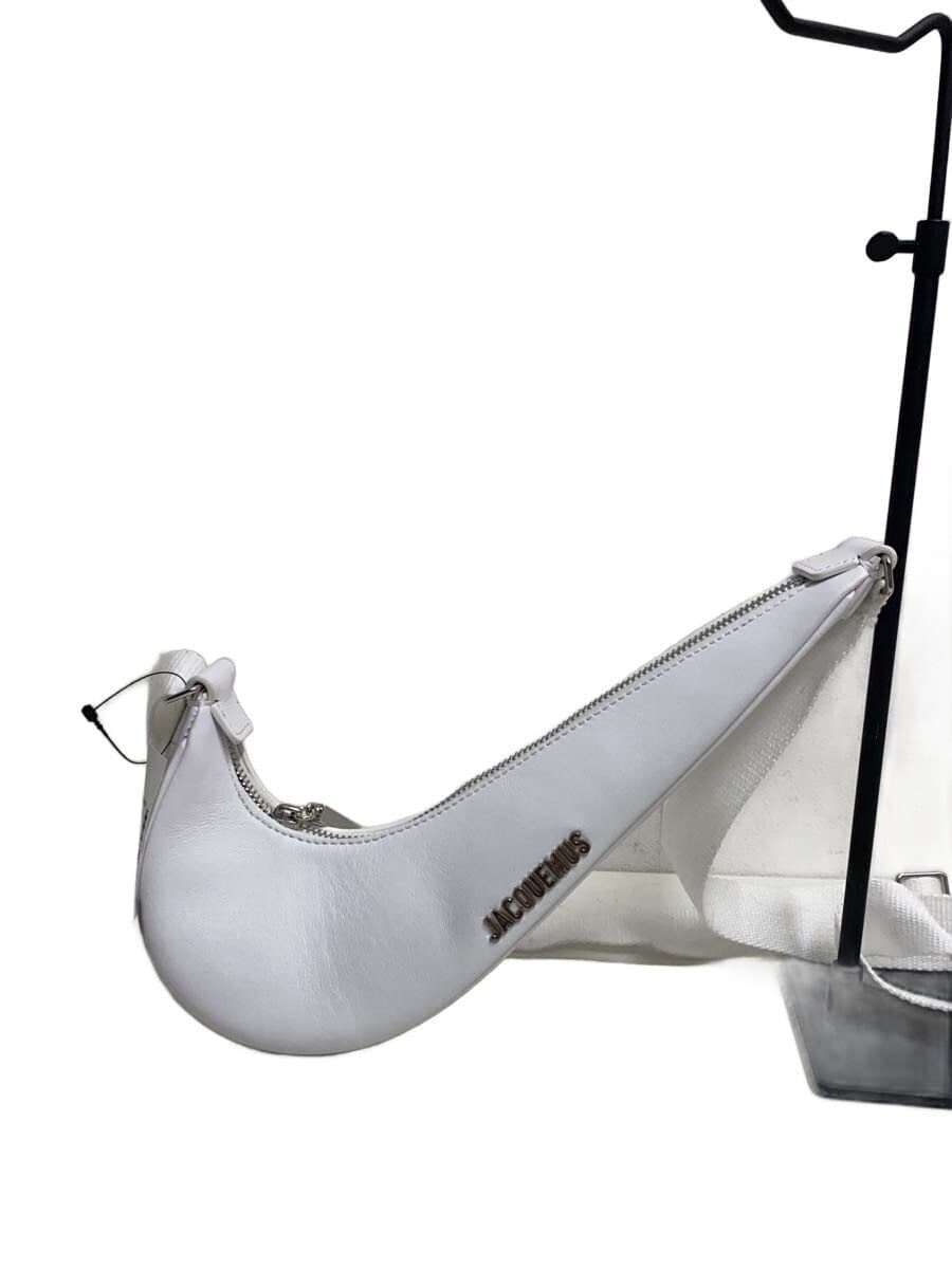 NIKE × JACQUEMUS Shoulder Bag Leather WHT DQ0324-100 Swoosh Bag