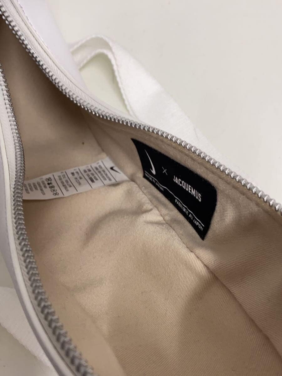 NIKE × JACQUEMUS Shoulder Bag Leather WHT DQ0324-100 Swoosh Bag 7