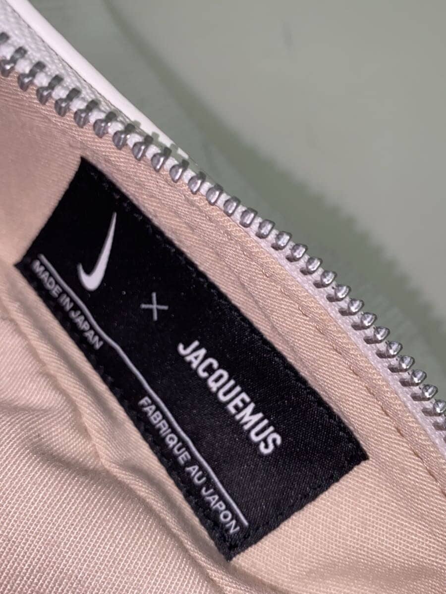 NIKE × JACQUEMUS Shoulder Bag Leather WHT DQ0324-100 Swoosh Bag 8