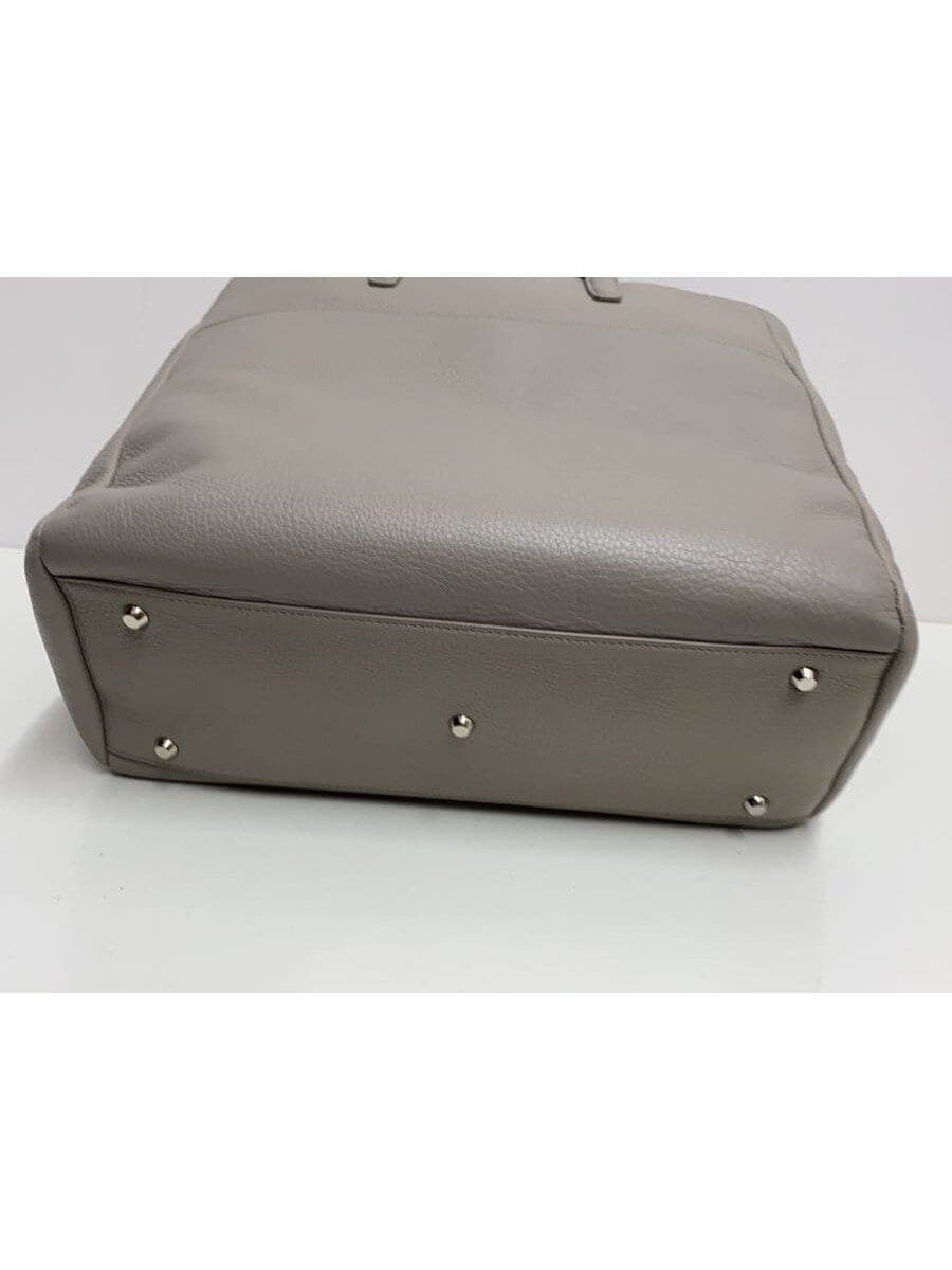 agnes b. tote bag cow leather GRY PAS26-01 2way 4