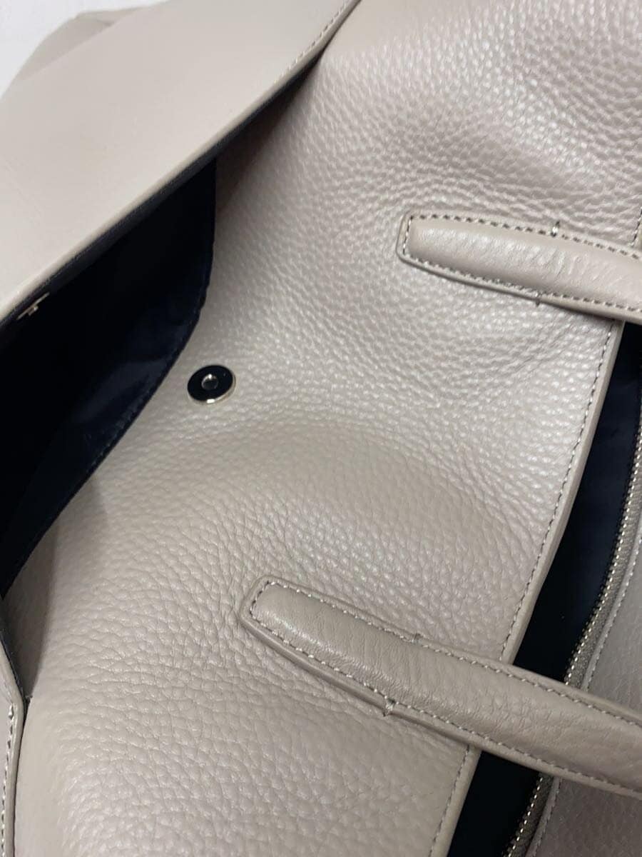 agnes b. tote bag cow leather GRY PAS26-01 2way 7