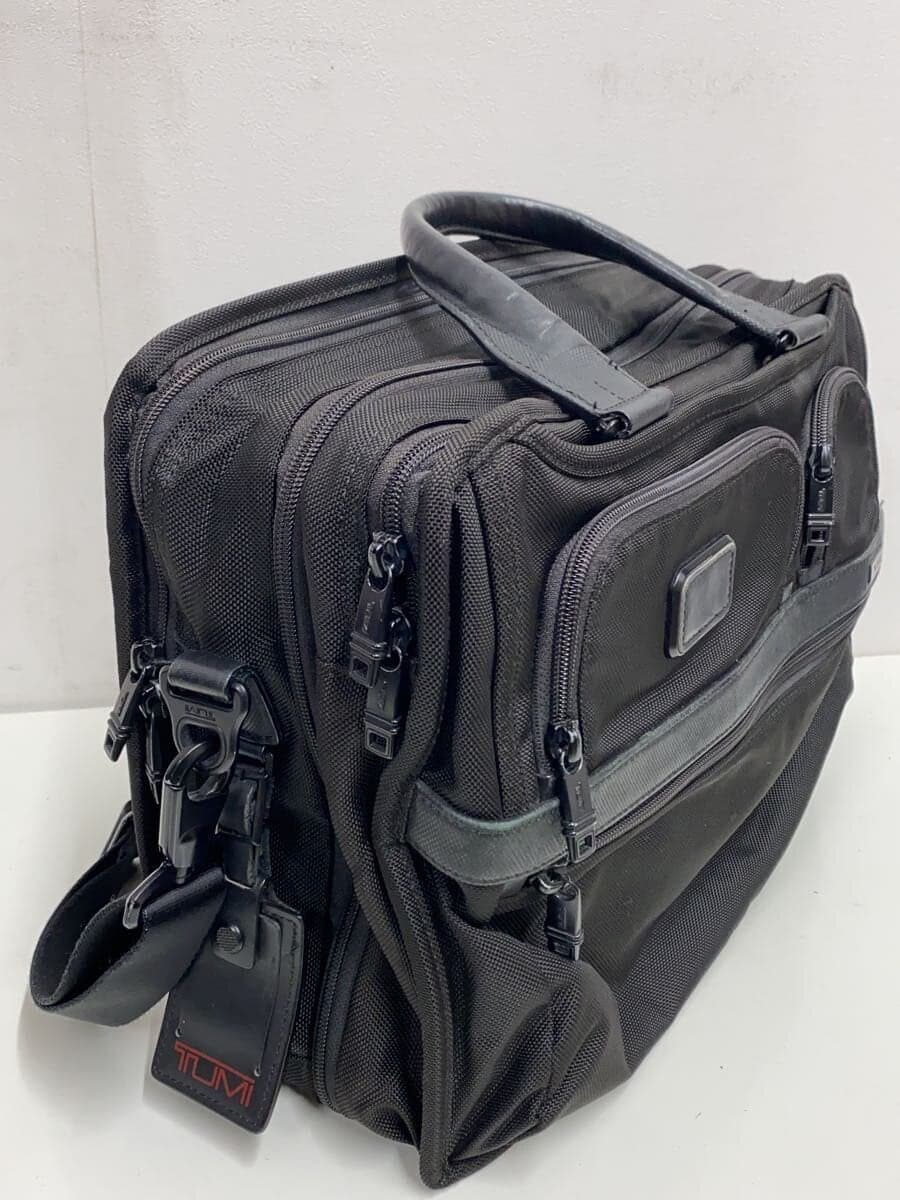 TUMI Shoulder Bag Polyester Black Solid Color *Shows signs of use 2