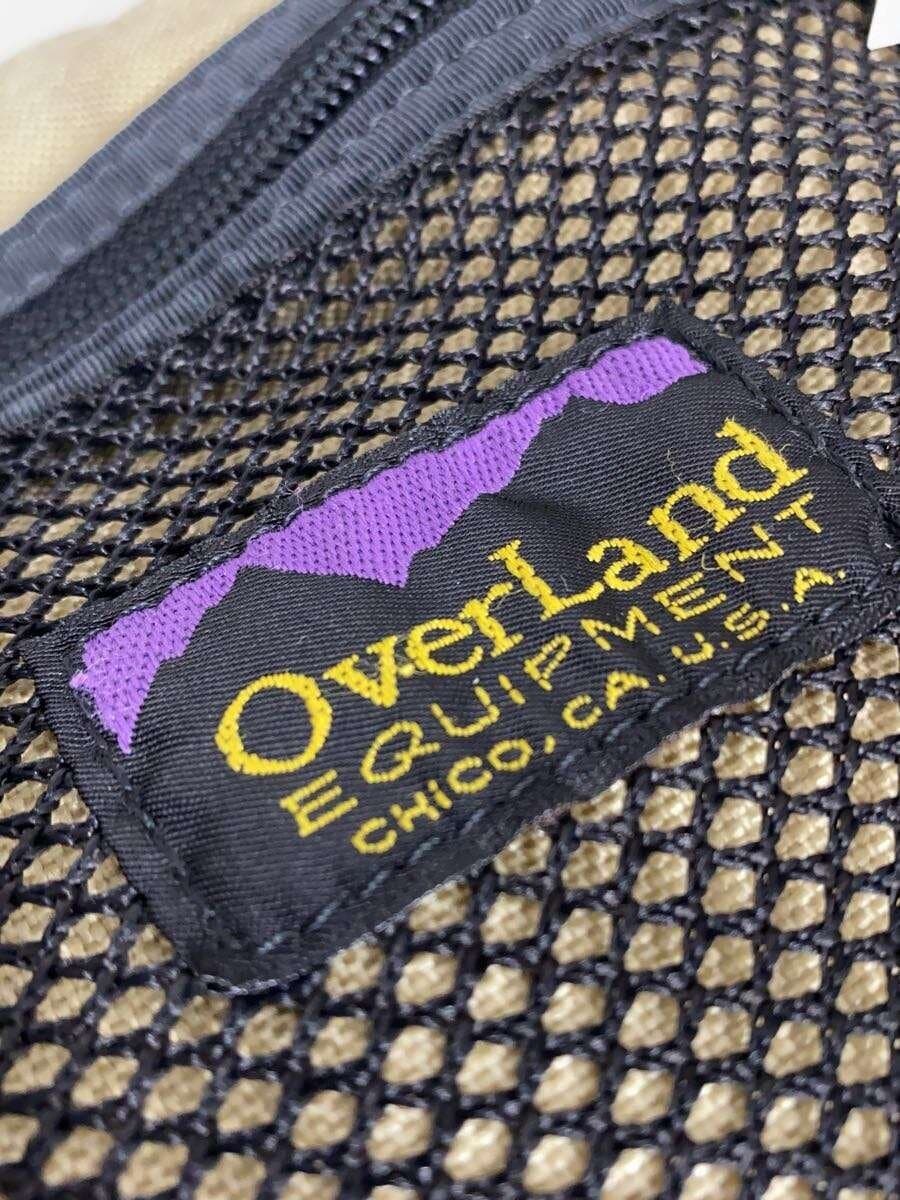 over land shoulder bag polyester BEG solid color * signs of use 5