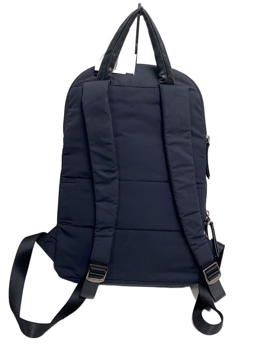 TUMI backpack nylon navy plain *has inner stains 3