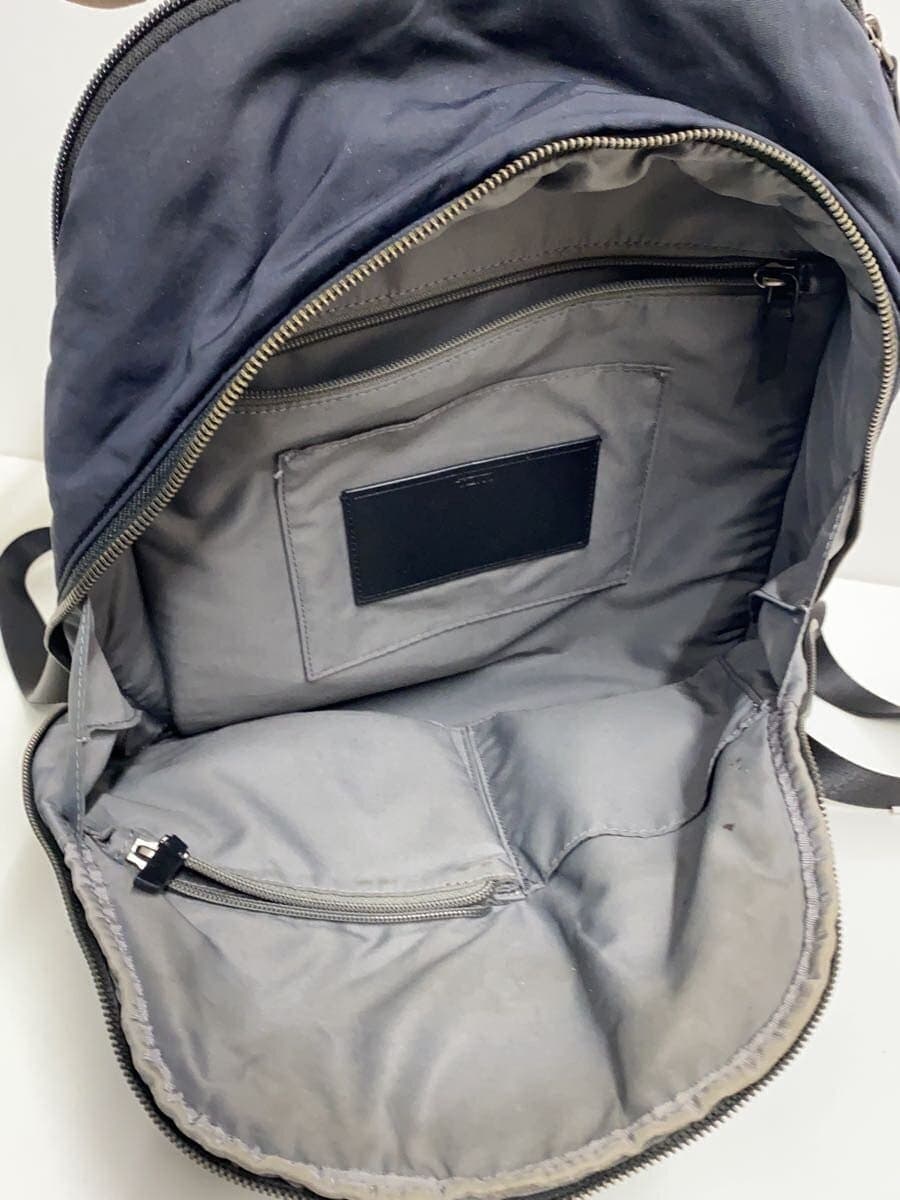 TUMI backpack nylon navy plain *has inner stains 6