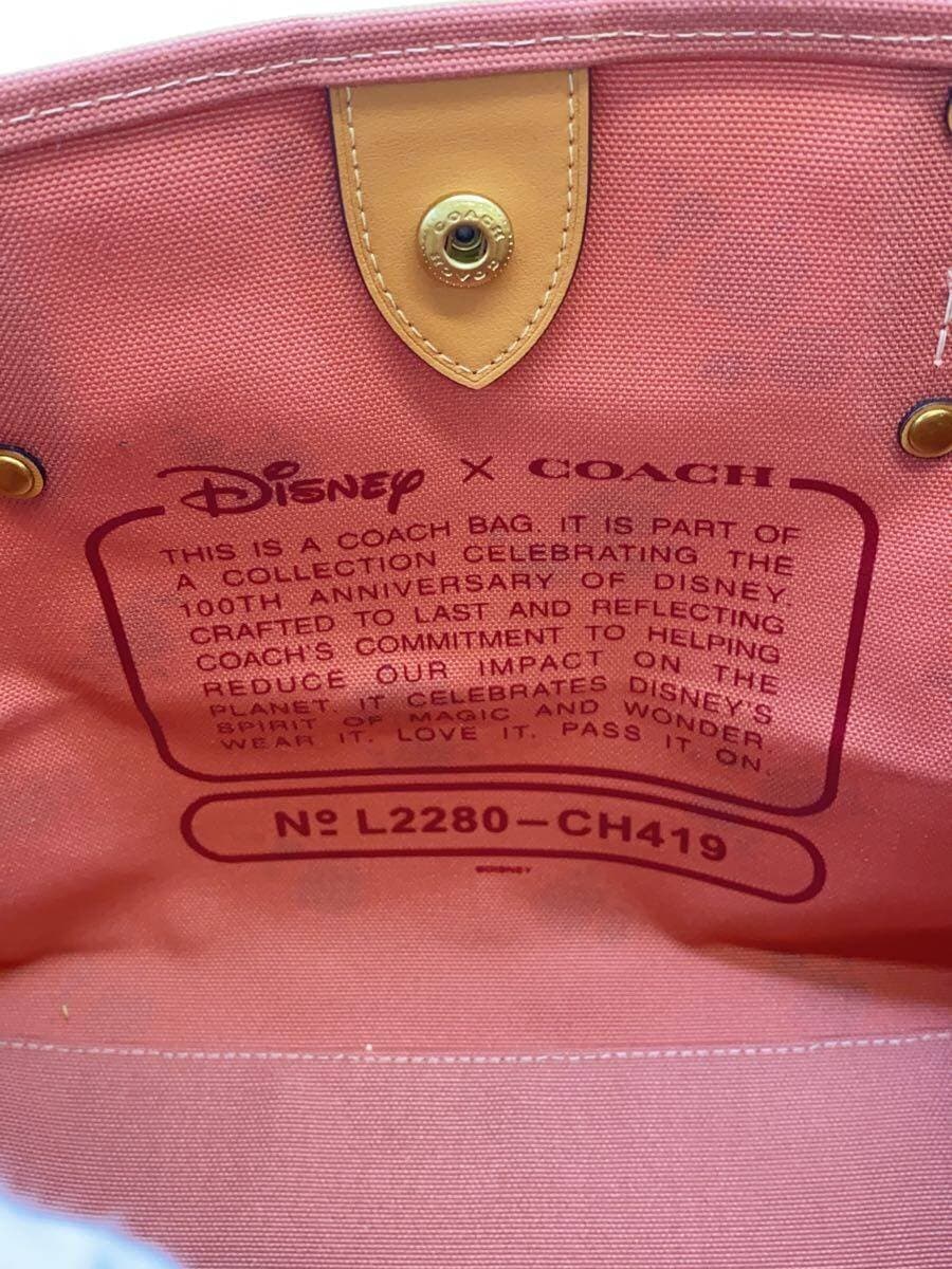 COACH x Disney Handbag PNK All Over Pattern L2280-CH419 5