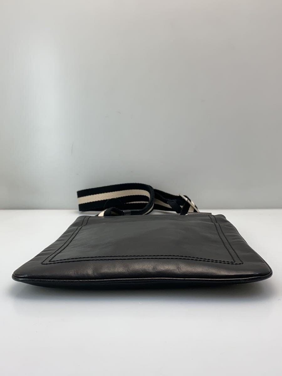 BALLY Shoulder Bag Leather BLK TREZZINI CROSS BODY 4