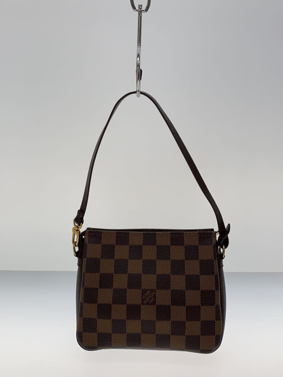 LOUIS VUITTON Trousse Makeup _Damier Ebene PVC BRW Check 3