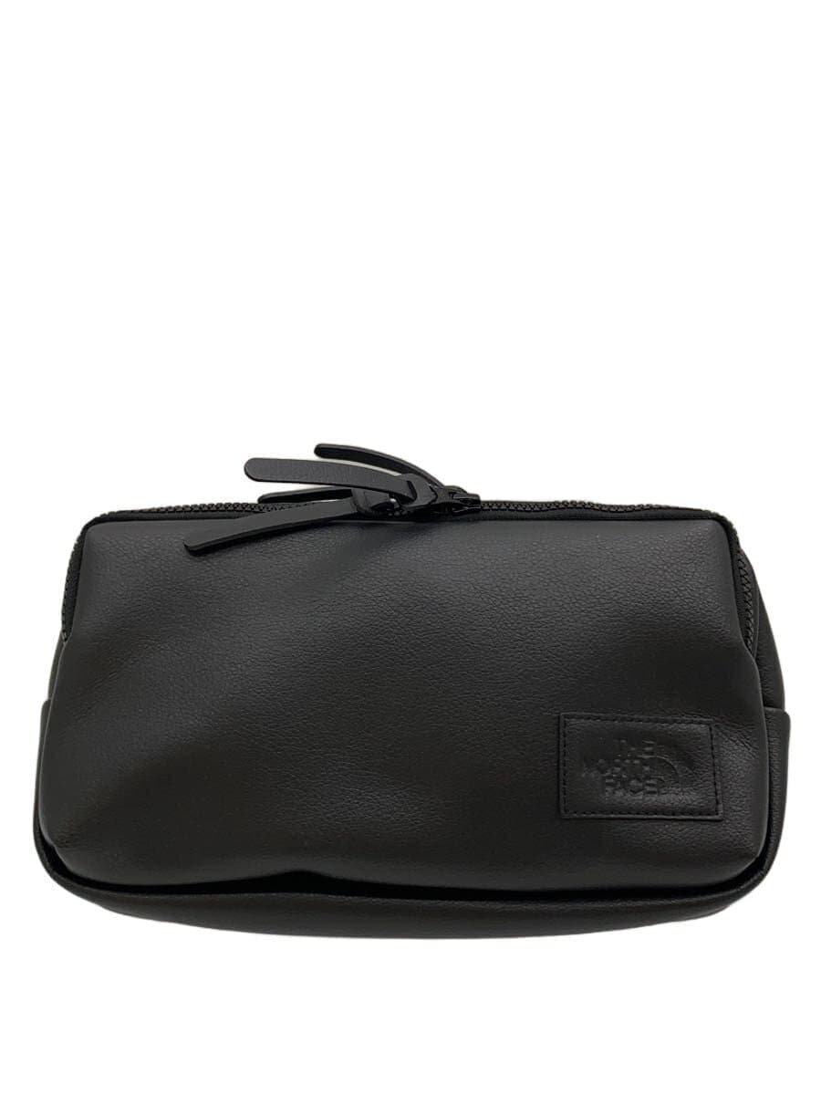 THE NORTH FACE Waist Bag Faux Leather BLK Plain NM82084