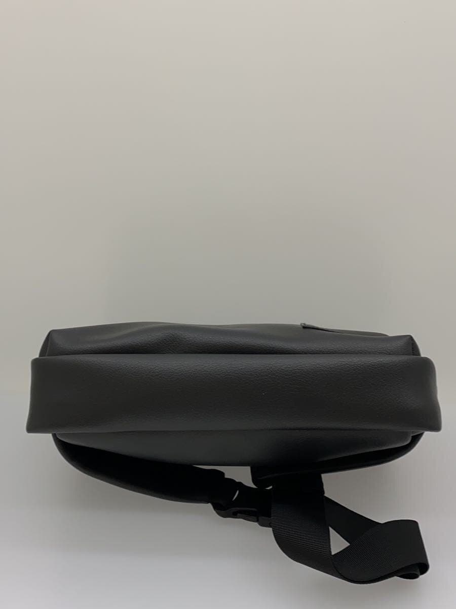 THE NORTH FACE Waist Bag Faux Leather BLK Plain NM82084 4