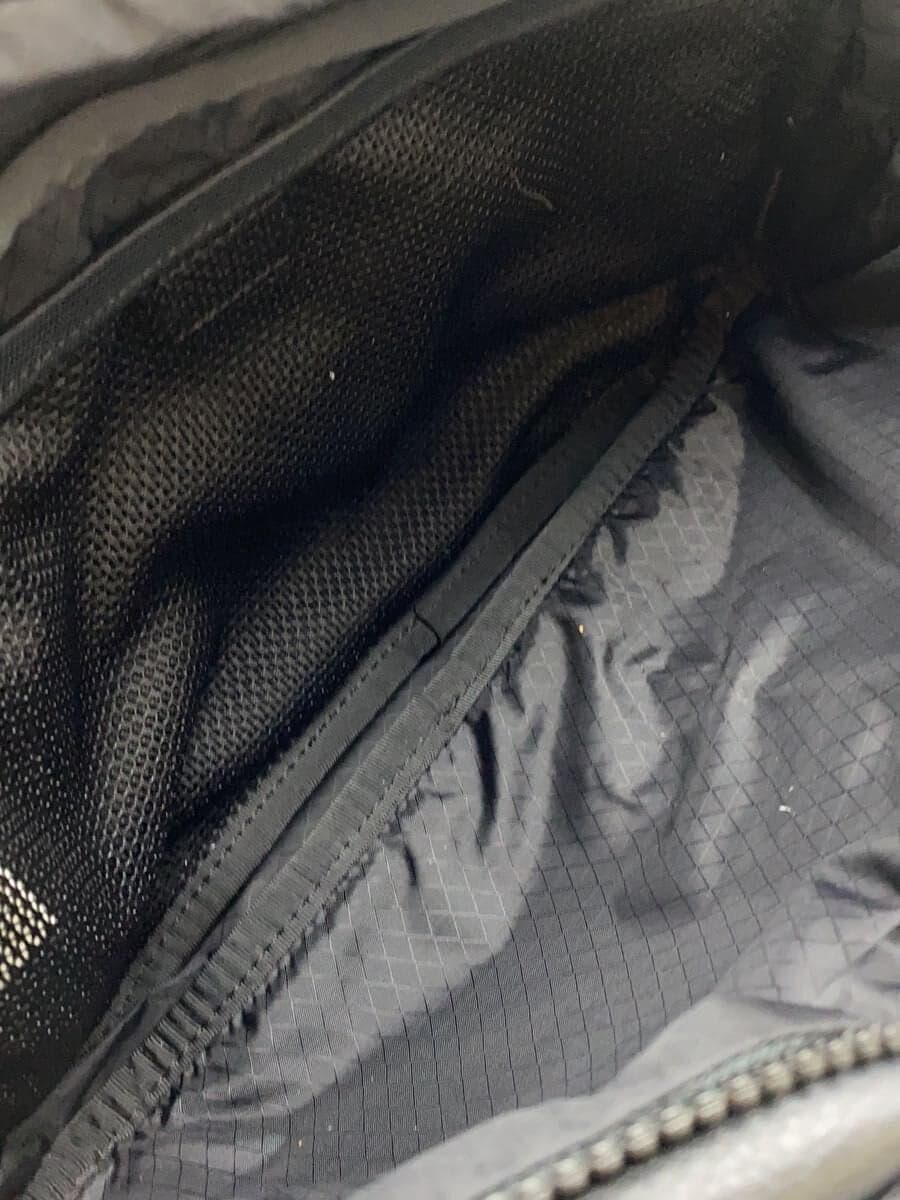 THE NORTH FACE Waist Bag Faux Leather BLK Plain NM82084 6