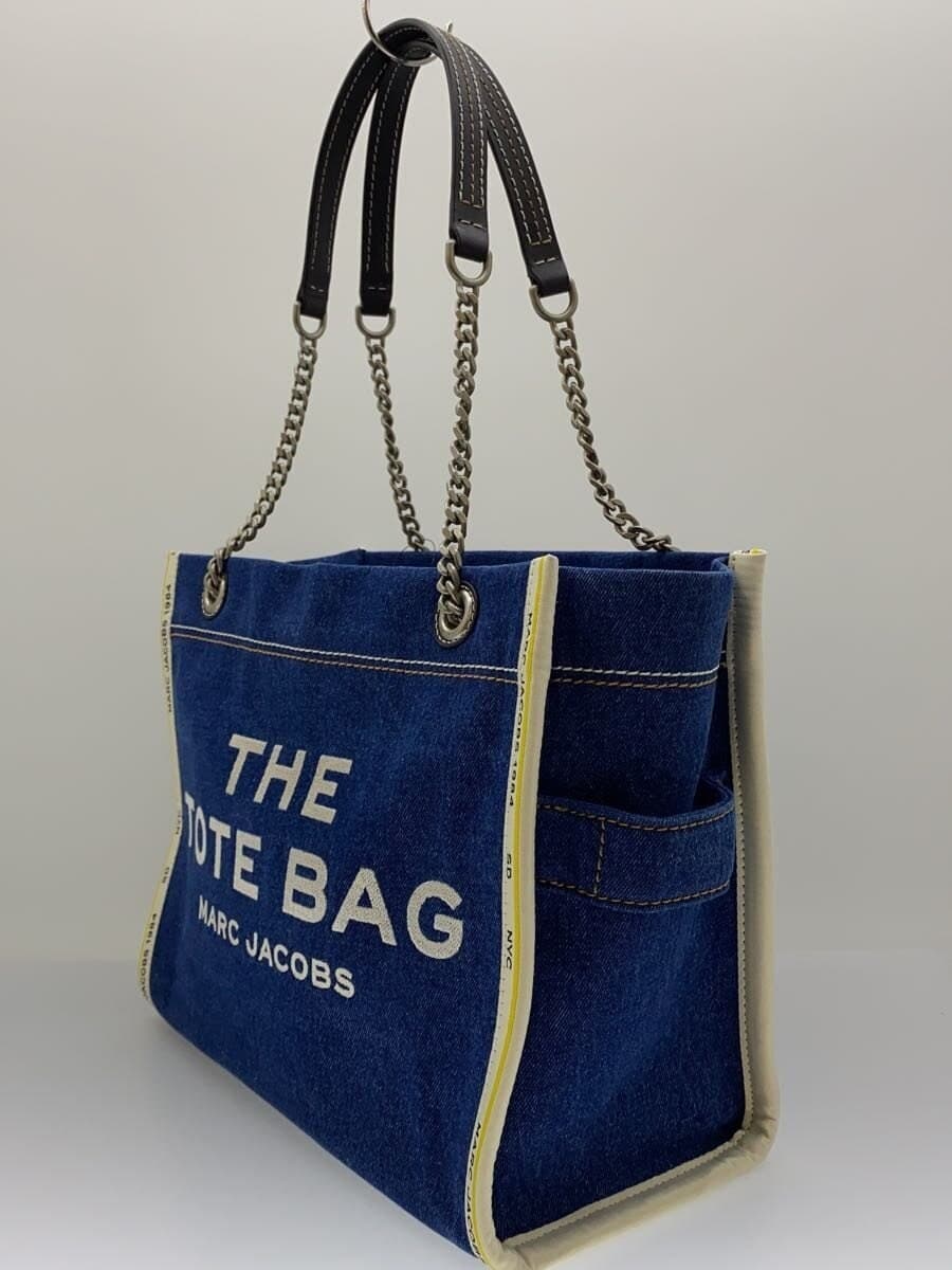 MARC JACOBS Tote Bag Denim IDG THE DENIM CHAIN SMALL TOTE BAG 2