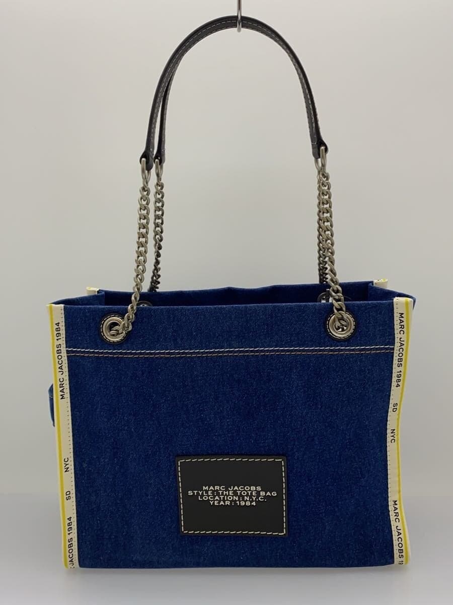 MARC JACOBS Tote Bag Denim IDG THE DENIM CHAIN SMALL TOTE BAG 3