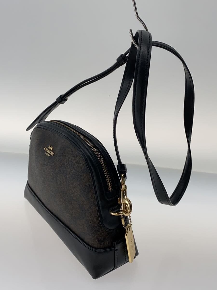 COACH Shoulder Bag Leather BRW All Over Pattern M1980-F76674 2