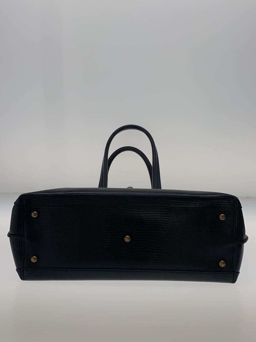 TOFF&LOADSTONE Tote Bag Leather BLK Solid 4