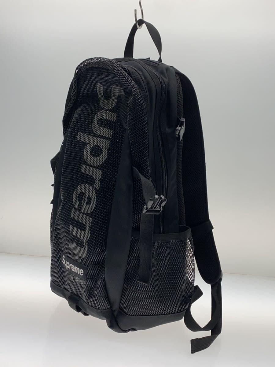 Supreme Backpack Nylon Black Plain 2