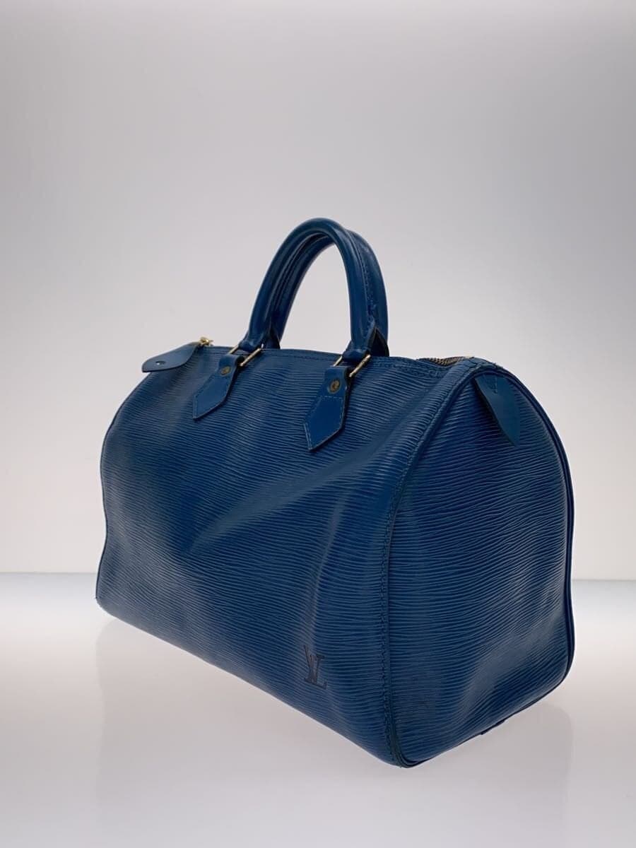 LOUIS VUITTON Speedy 30_Epi Leather BLU 2