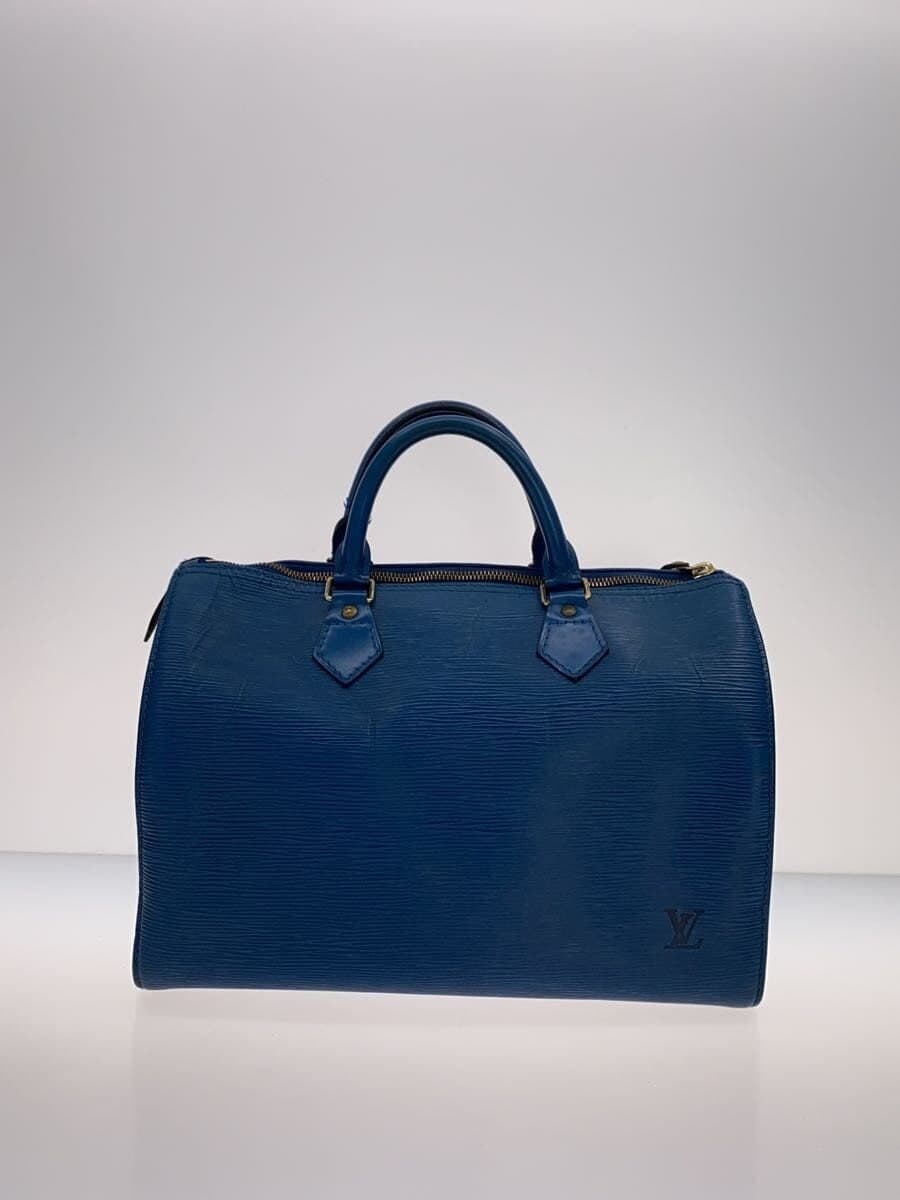 LOUIS VUITTON Speedy 30_Epi Leather BLU 3