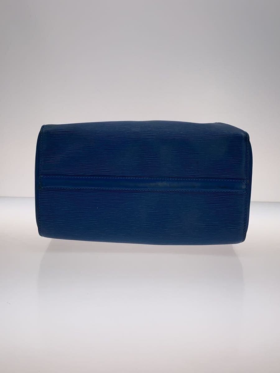 LOUIS VUITTON Speedy 30_Epi Leather BLU 4