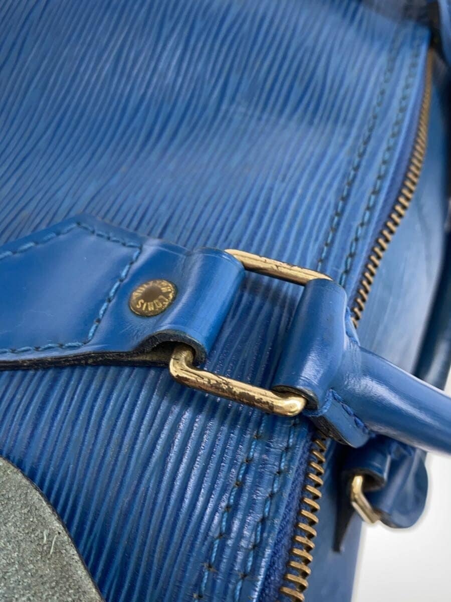 LOUIS VUITTON Speedy 30_Epi Leather BLU 8