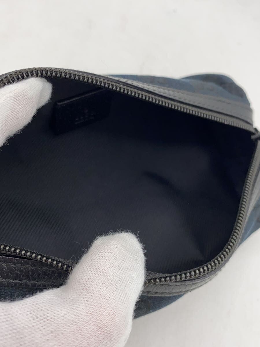 GUCCI Pouch Canvas BLK 6