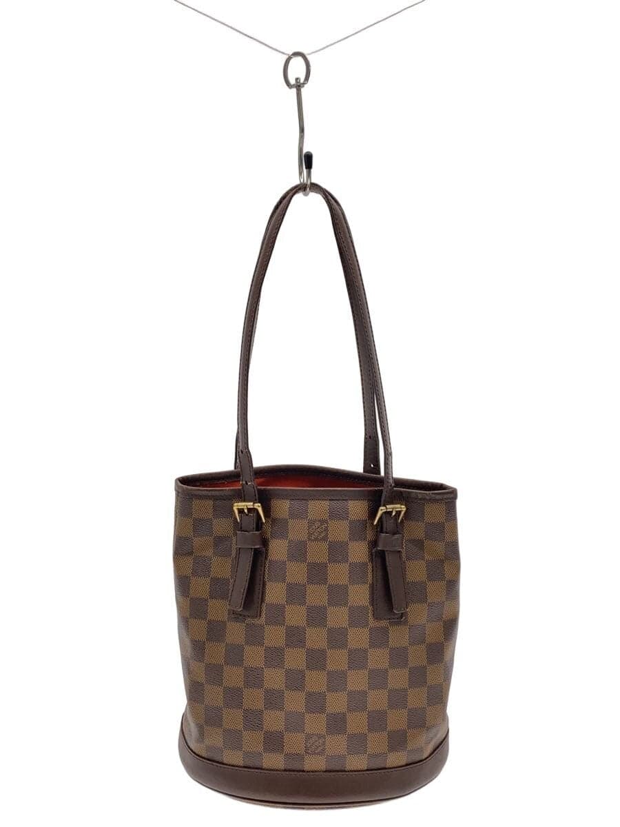 LOUIS VUITTON Marais Damier Ébène PVC BRW N42240