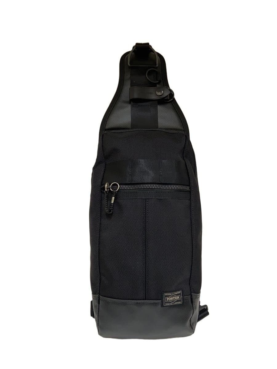 PORTER Shoulder Bag Canvas BLK Solid 703-08000
