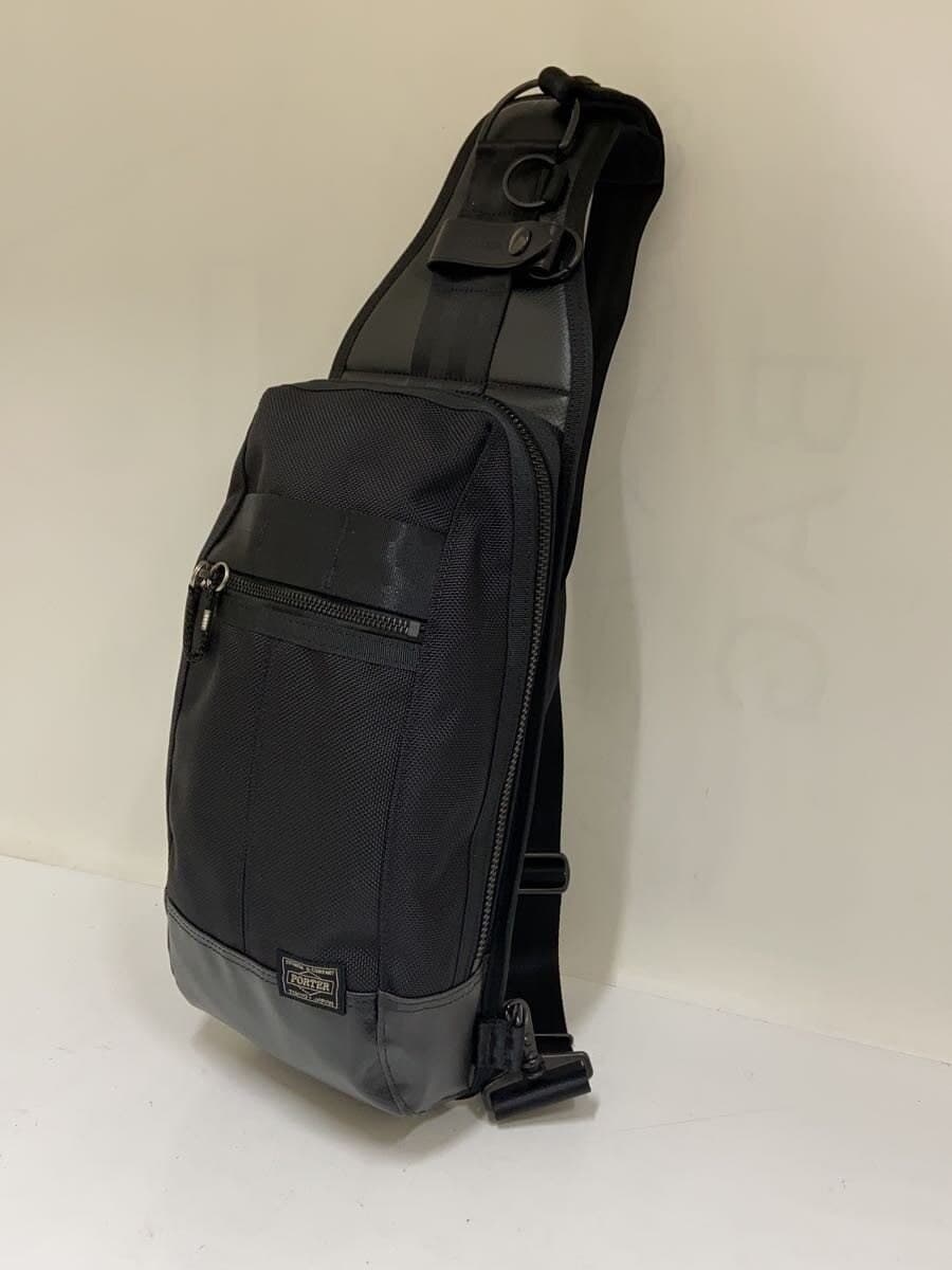 PORTER Shoulder Bag Canvas BLK Solid 703-08000 2