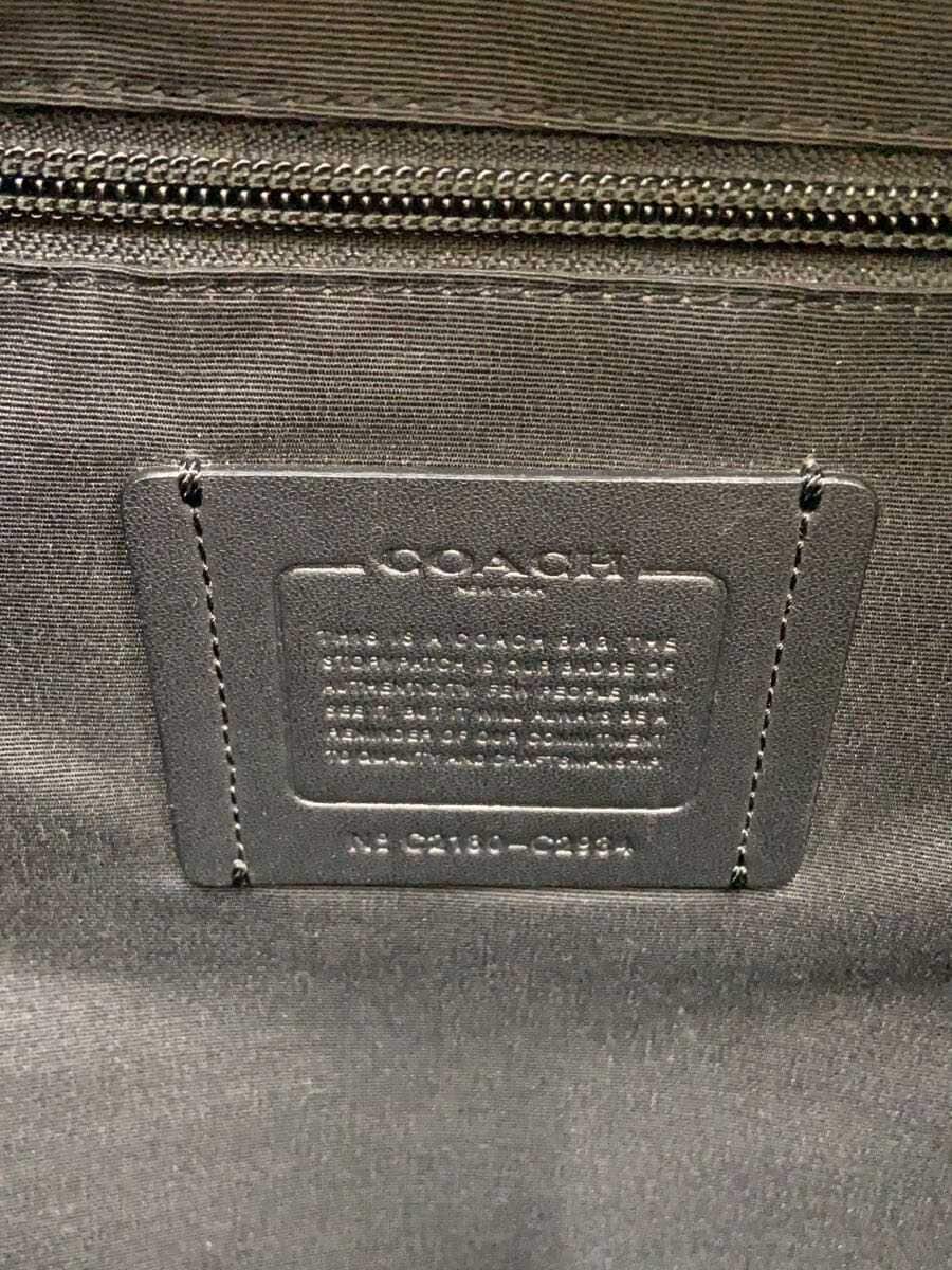 COACH Backpack Leather BLK Solid C2934 5