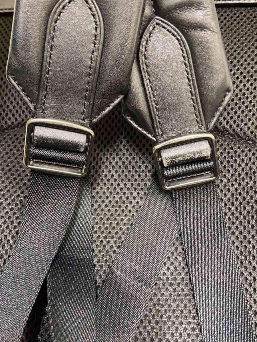 COACH Backpack Leather BLK Solid C2934 7