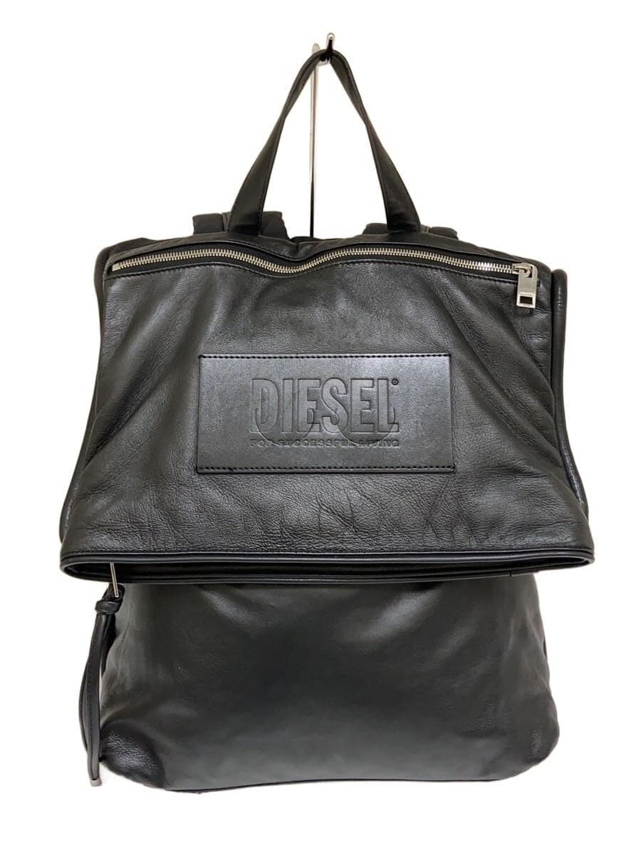 DIESEL Backpack Leather BLK