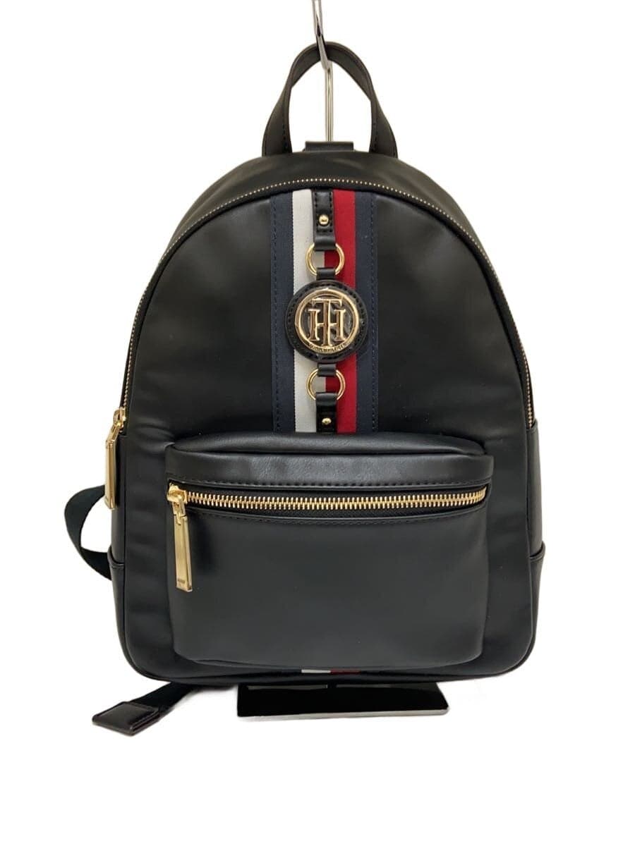 TOMMY HILFIGER Backpack Leather BLK