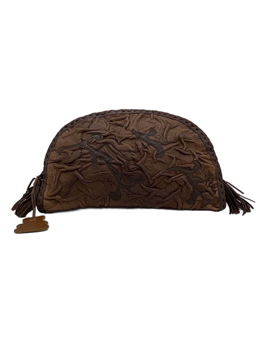 IBIZA clutch bag leather