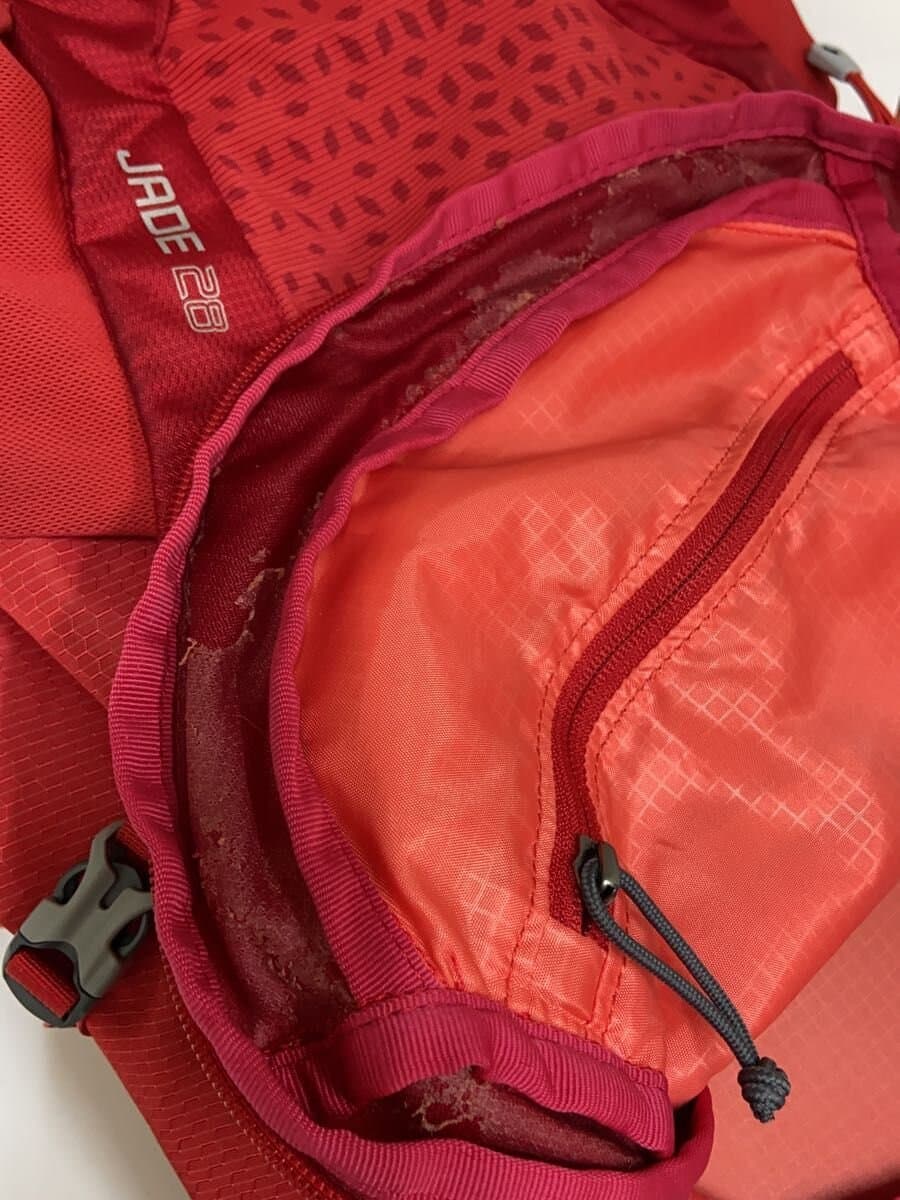 GREGORY backpack -- RED plain JADE28 7