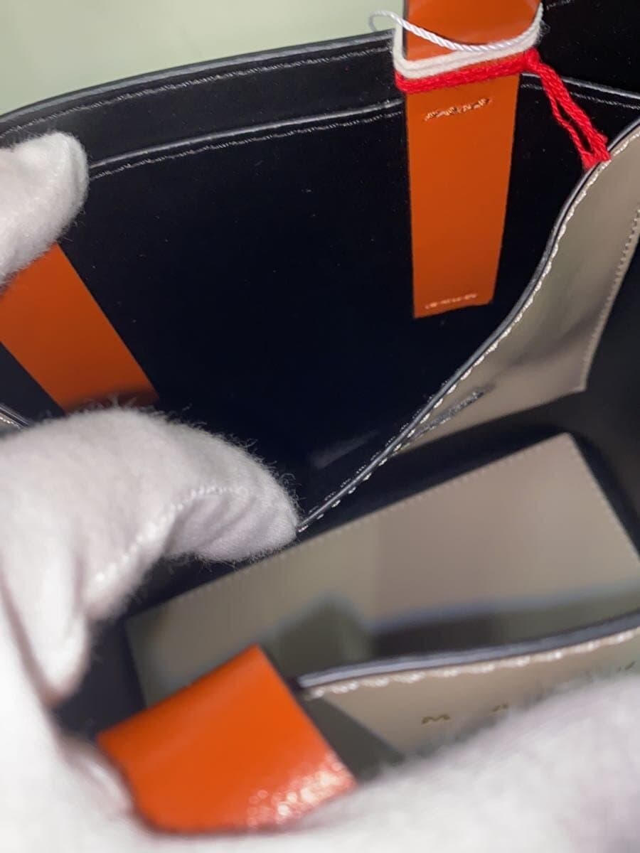 MARNI2-Way MUSEO Tote Bag Leather BEG SHMP0039Y0 8