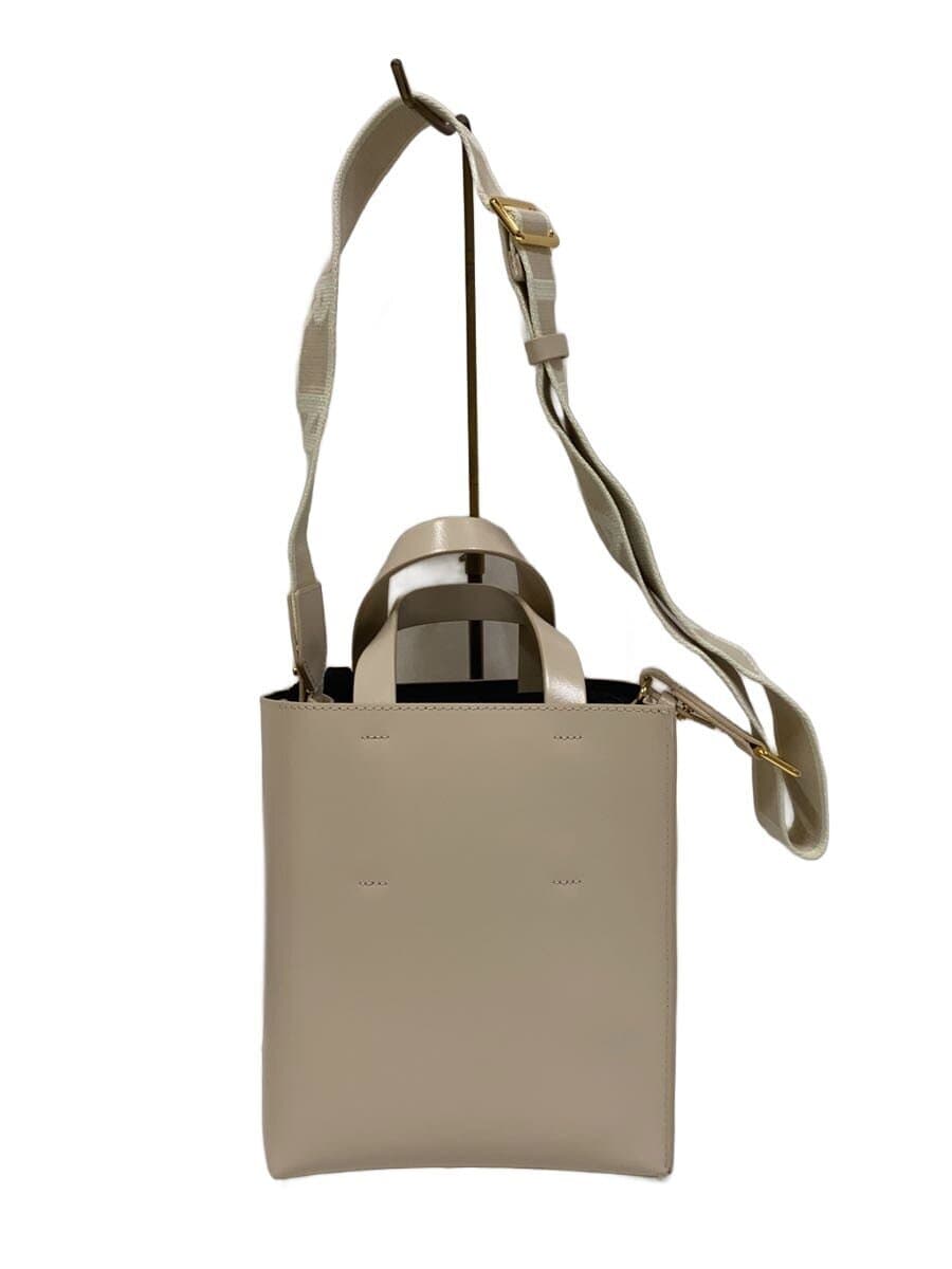 MARNI2-Way MUSEO Tote Bag Leather IVO SHMP0039U1 3