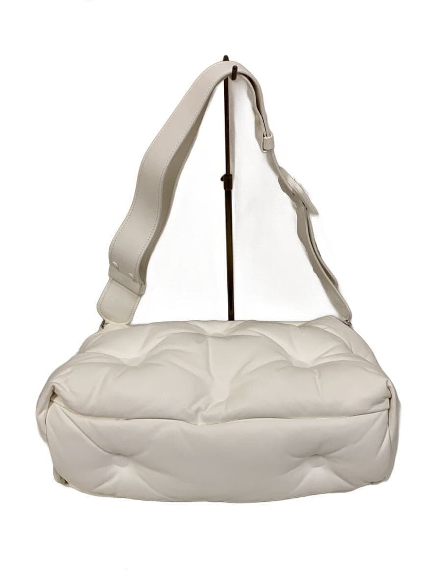 Maison Margiela GLAMSLAM MEDIUM BAG Shoulder Bag Leather WHT Solid SB1WG0034 4