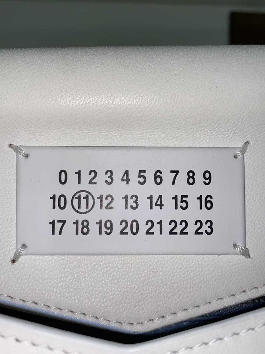 Maison Margiela GLAMSLAM MEDIUM BAG Shoulder Bag Leather WHT Solid SB1WG0034 5