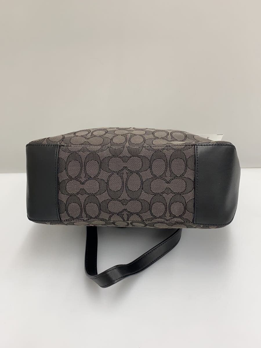 COACH Shoulder Bag Canvas BLK F58282 4