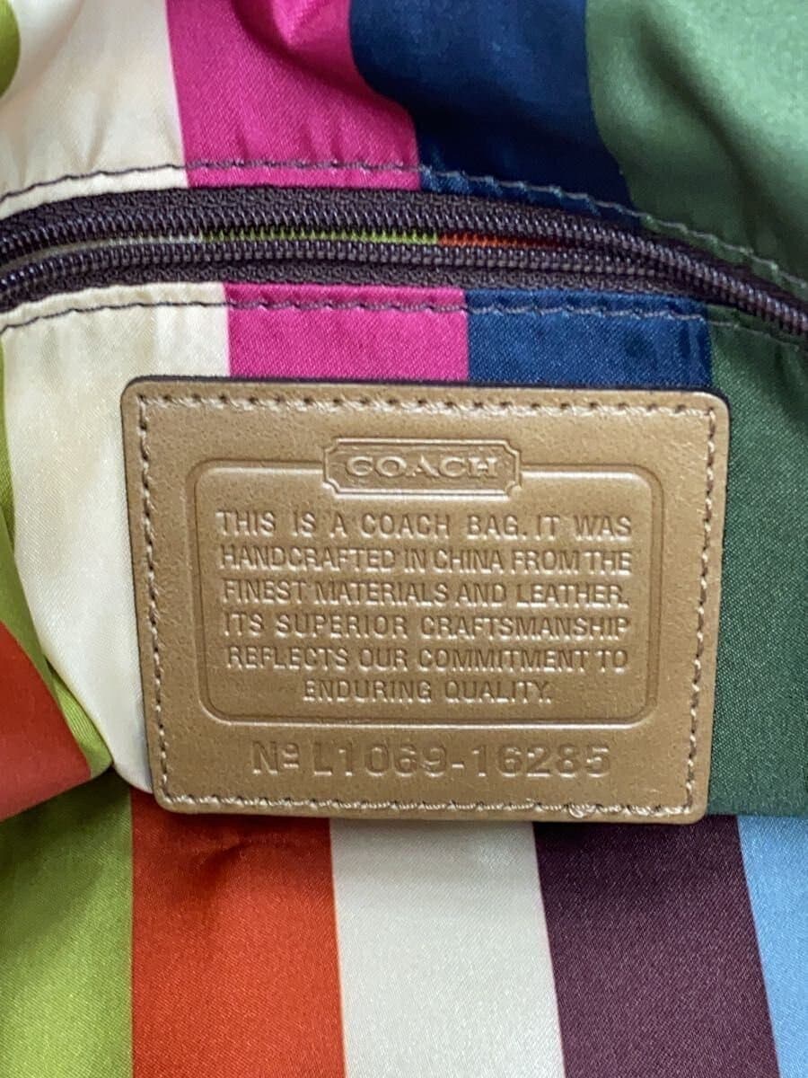 COACH Leather Rocker _Poppy _Camel CML Solid 5