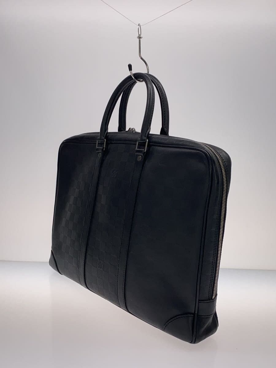 LOUIS VUITTON Porto Documents Voyage _Damier Infini Leather BLK 2