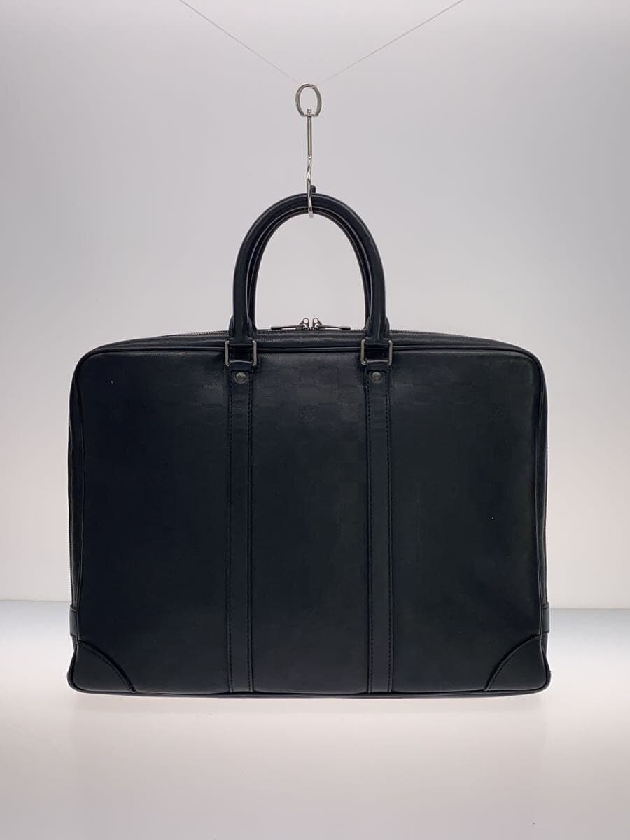 LOUIS VUITTON Porto Documents Voyage _Damier Infini Leather BLK 3