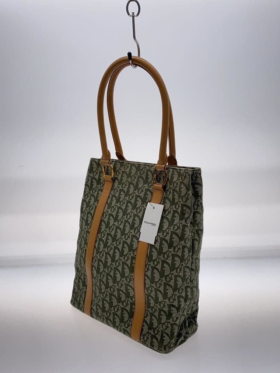 Christian Dior tote bag canvas KHK monogram 2