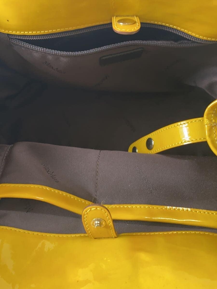 MAX MARA Handbag Patent YLW 6