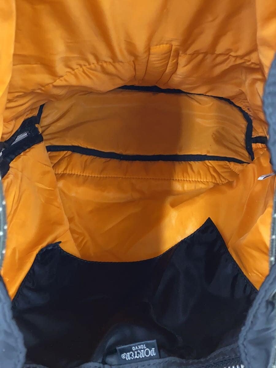 PORTER backpack nylon BLK plain 6